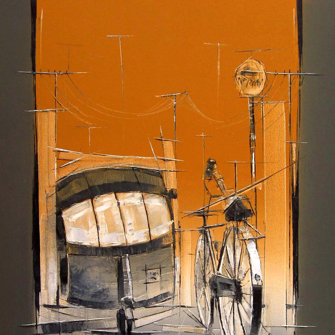 Traffic Control-22 - SUJITH KUMAR GS MANDYA Art Studio Gallery (SKGSM Art Studio Gallery)