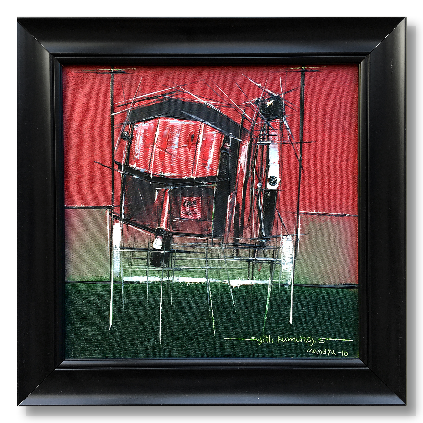 Traffic Control-31 - SUJITH KUMAR GS MANDYA Art Studio Gallery (SKGSM Art Studio Gallery)