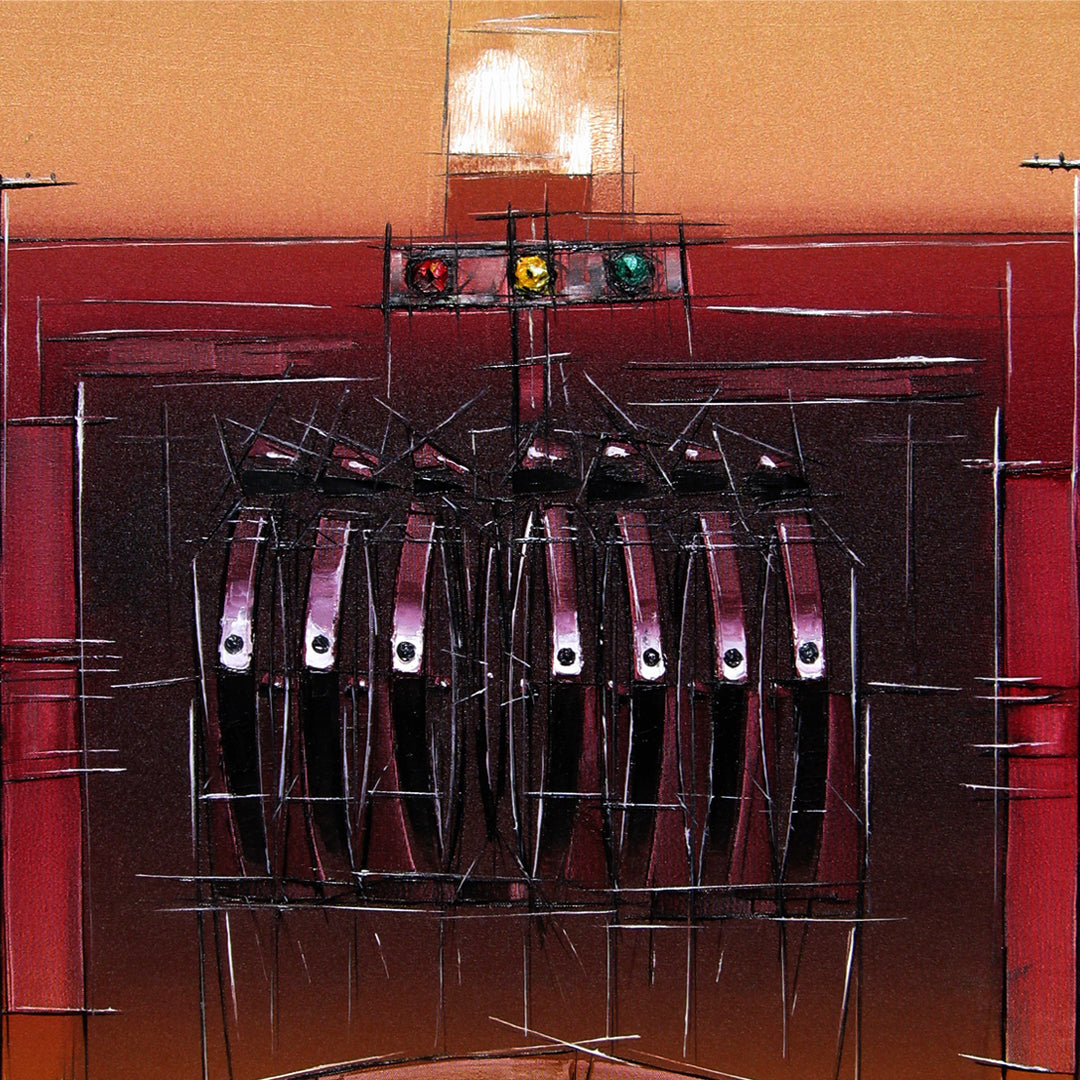 Traffic Control-36 - SUJITH KUMAR GS MANDYA Art Studio Gallery (SKGSM Art Studio Gallery)