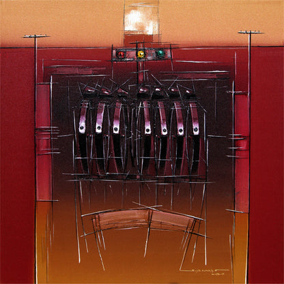 Traffic Control-36 - SUJITH KUMAR GS MANDYA Art Studio Gallery (SKGSM Art Studio Gallery)