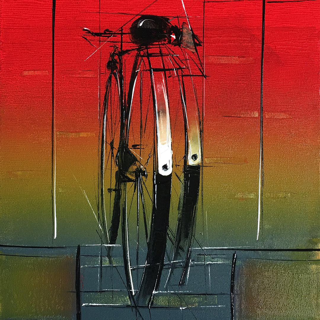 Waiting For Traffic Control-45 - SUJITH KUMAR GS MANDYA Art Studio Gallery (SKGSM Art Studio Gallery)