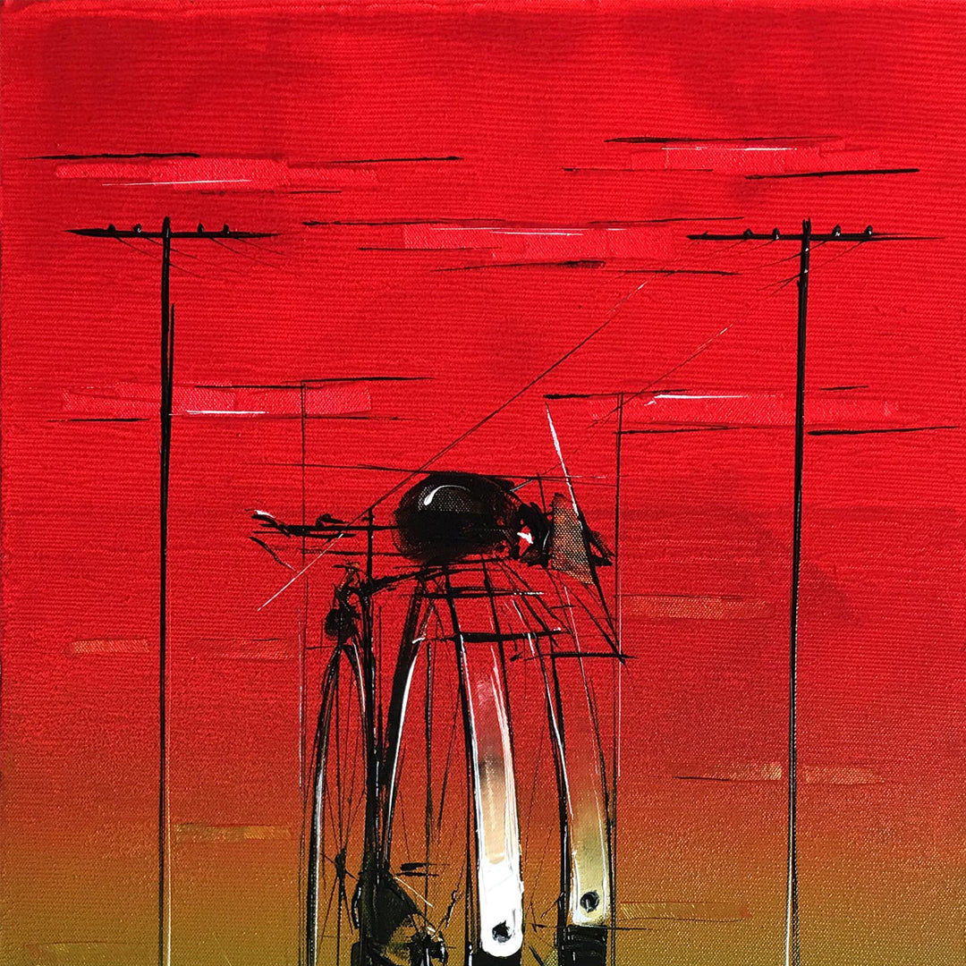 Waiting For Traffic Control-45 - SUJITH KUMAR GS MANDYA Art Studio Gallery (SKGSM Art Studio Gallery)