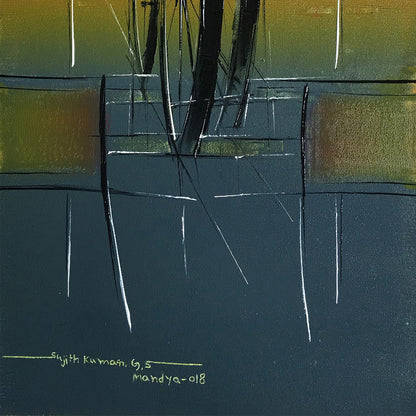 Waiting For Traffic Control-45 - SUJITH KUMAR GS MANDYA Art Studio Gallery (SKGSM Art Studio Gallery)