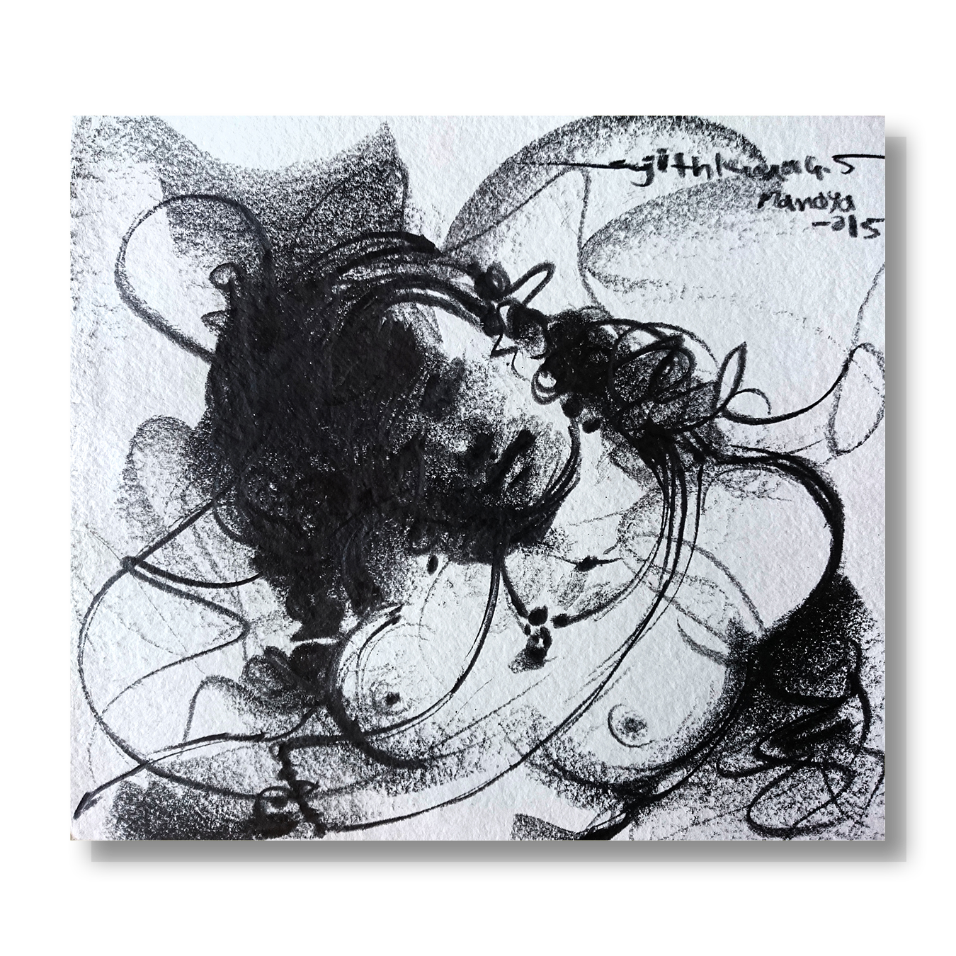 Nude Drawing-137 - SUJITH KUMAR GS MANDYA Art Studio Gallery (SKGSM Art Studio Gallery)