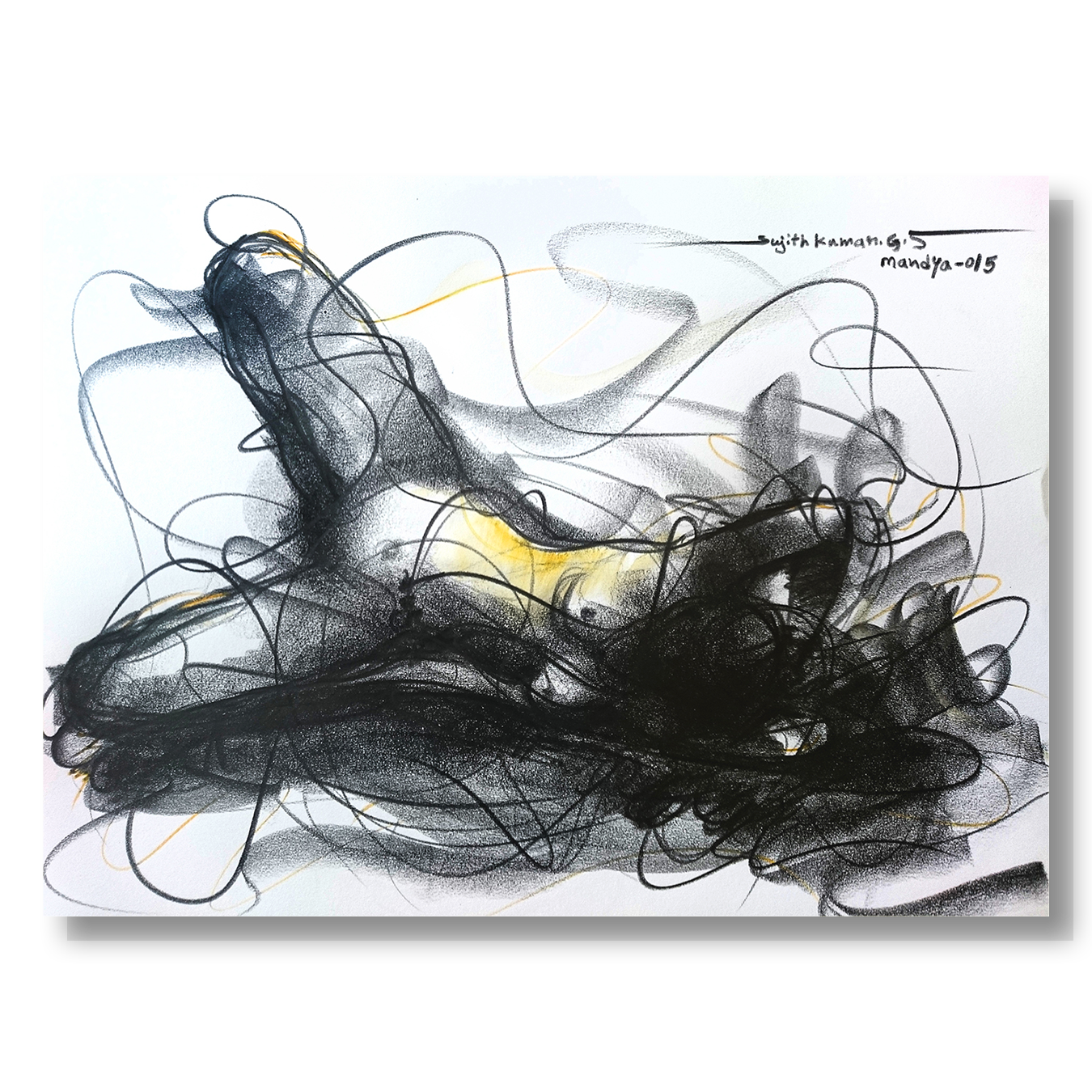 Nude Drawing-139 - SUJITH KUMAR GS MANDYA Art Studio Gallery (SKGSM Art Studio Gallery)