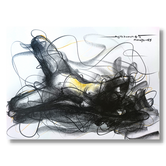 Nude Drawing-139 - SUJITH KUMAR GS MANDYA Art Studio Gallery (SKGSM Art Studio Gallery)