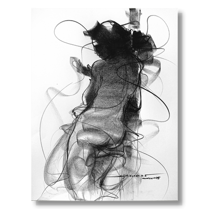 Nude Drawing-147 - SUJITH KUMAR GS MANDYA Art Studio Gallery (SKGSM Art Studio Gallery)