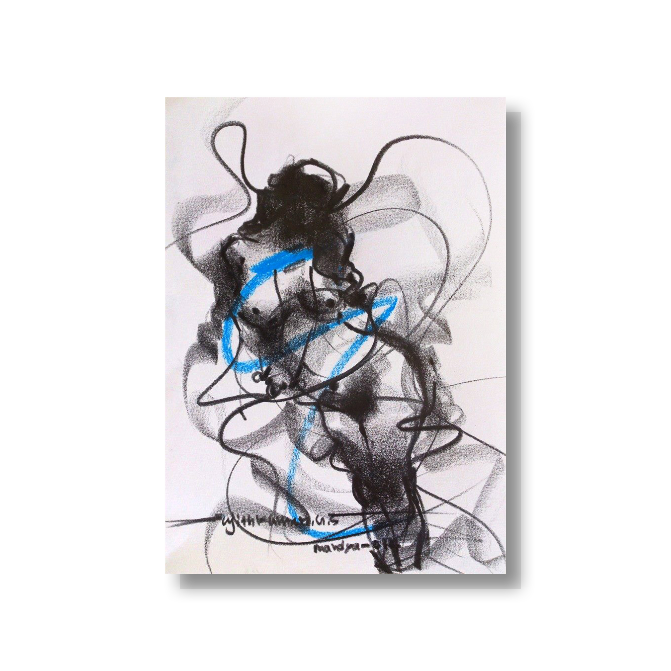 Nude Drawing-047 - SUJITH KUMAR GS MANDYA Art Studio Gallery (SKGSM Art Studio Gallery)