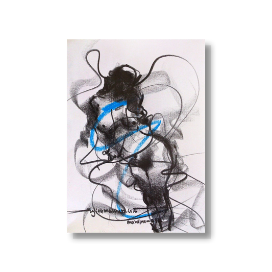 Nude Drawing-047 - SUJITH KUMAR GS MANDYA Art Studio Gallery (SKGSM Art Studio Gallery)