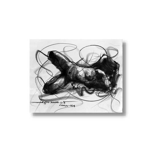 Nude Drawing-059 - SUJITH KUMAR GS MANDYA Art Studio Gallery (SKGSM Art Studio Gallery)