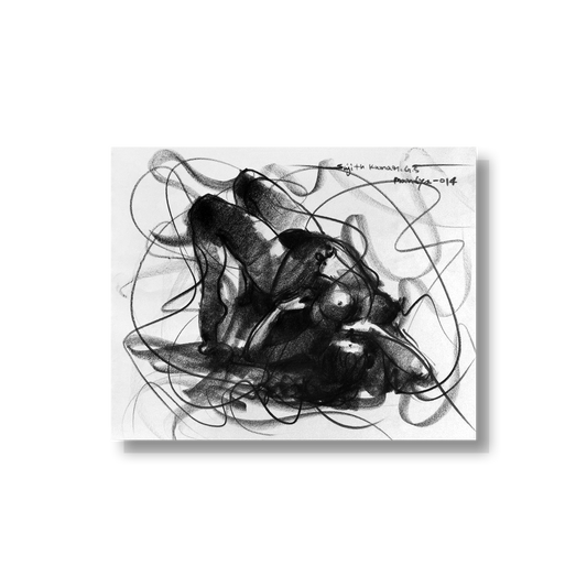 Nude Drawing-061 - SUJITH KUMAR GS MANDYA Art Studio Gallery (SKGSM Art Studio Gallery)