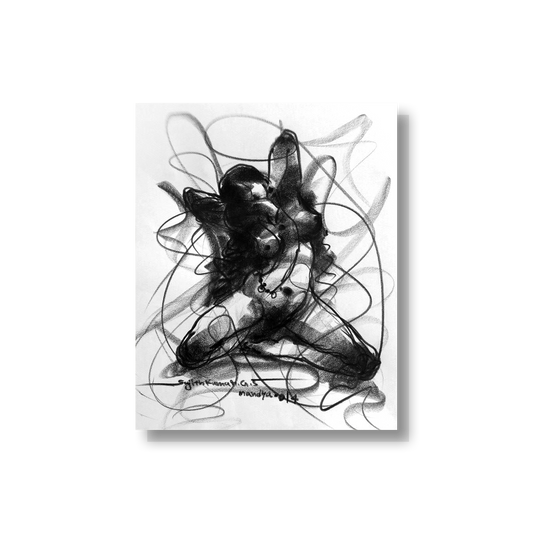 Nude Drawing-064 - SUJITH KUMAR GS MANDYA Art Studio Gallery (SKGSM Art Studio Gallery)
