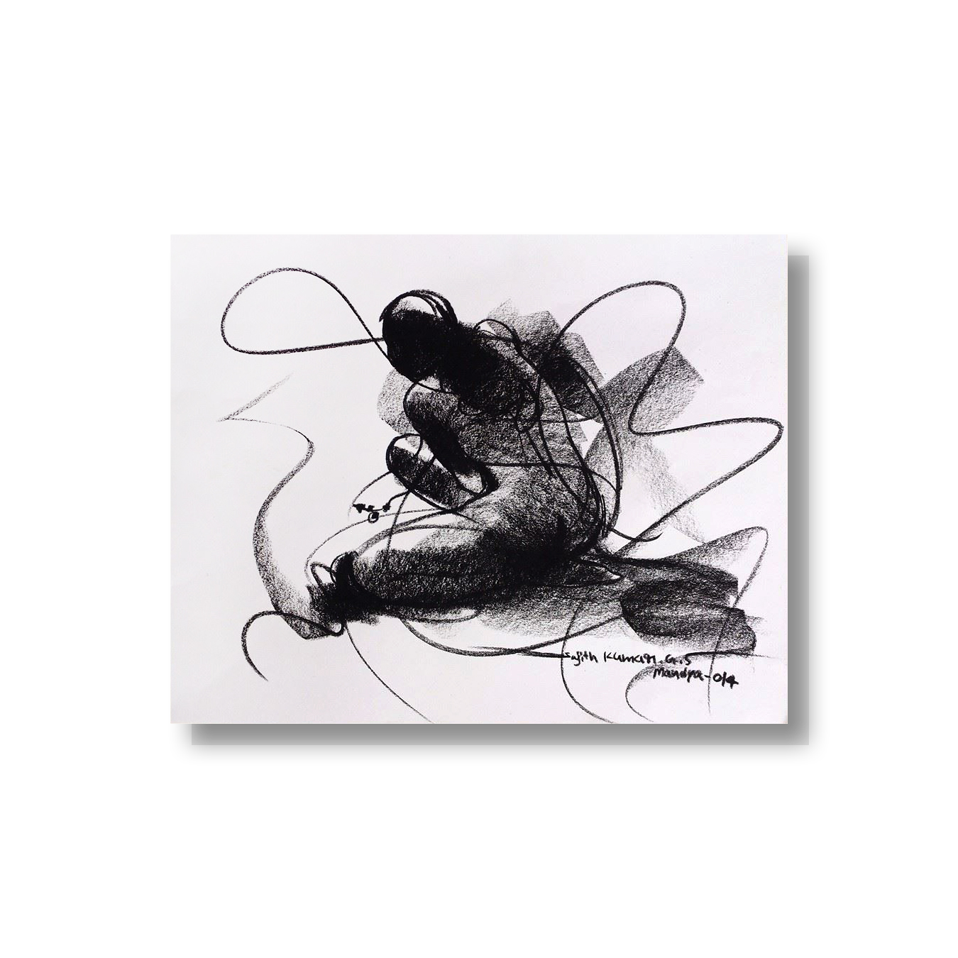 Nude Drawing-069 - SUJITH KUMAR GS MANDYA Art Studio Gallery (SKGSM Art Studio Gallery)