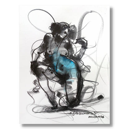 Nude Drawing-076 - SUJITH KUMAR GS MANDYA Art Studio Gallery (SKGSM Art Studio Gallery)