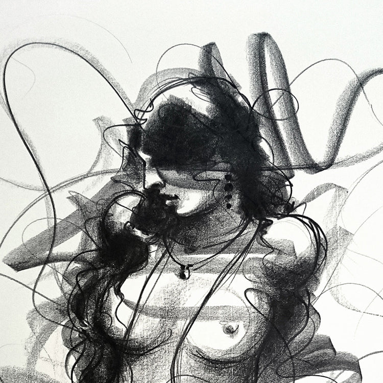 Detail1_Nude Drawing-130 - SUJITH KUMAR GS MANDYA Art Studio Gallery (SKGSM Art Studio Gallery)