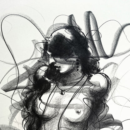 Detail1_Nude Drawing-130 - SUJITH KUMAR GS MANDYA Art Studio Gallery (SKGSM Art Studio Gallery)