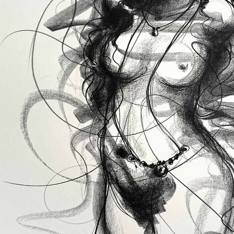 Detail2_Nude Drawing-130 - SUJITH KUMAR GS MANDYA Art Studio Gallery (SKGSM Art Studio Gallery)