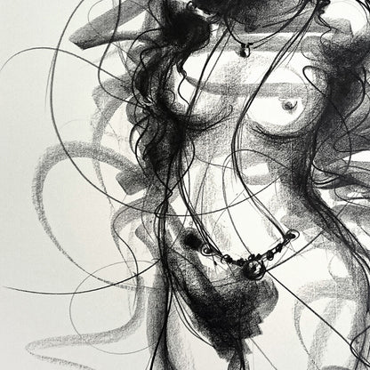 Detail2_Nude Drawing-130 - SUJITH KUMAR GS MANDYA Art Studio Gallery (SKGSM Art Studio Gallery)