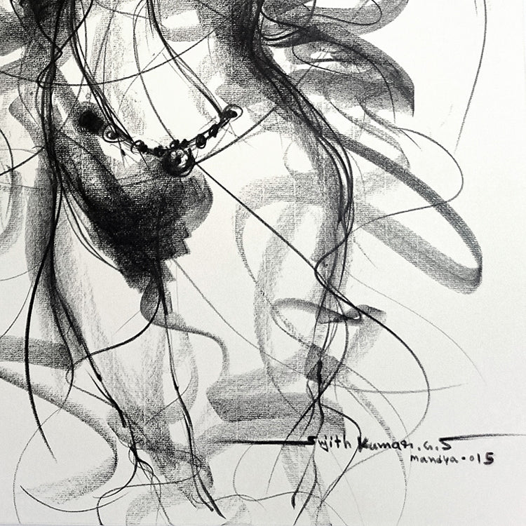 Detail3_Nude Drawing-130 - SUJITH KUMAR GS MANDYA Art Studio Gallery (SKGSM Art Studio Gallery)