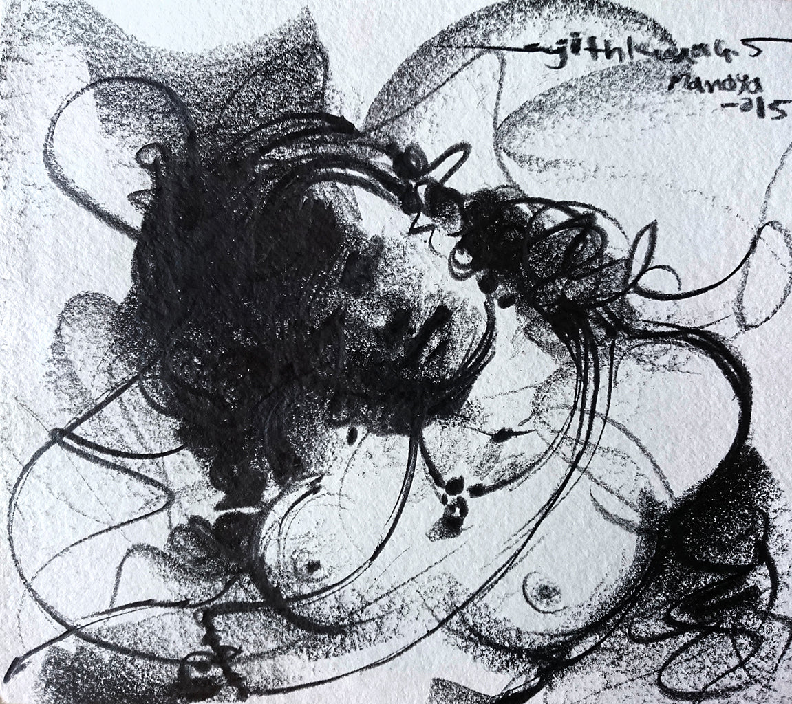 Nude Drawing-137 - SUJITH KUMAR GS MANDYA Art Studio Gallery (SKGSM Art Studio Gallery)