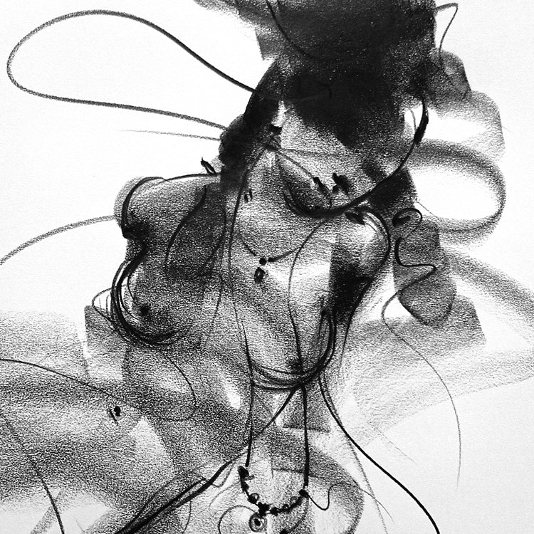 Nude Drawing-146 - SUJITH KUMAR GS MANDYA Art Studio Gallery (SKGSM Art Studio Gallery)