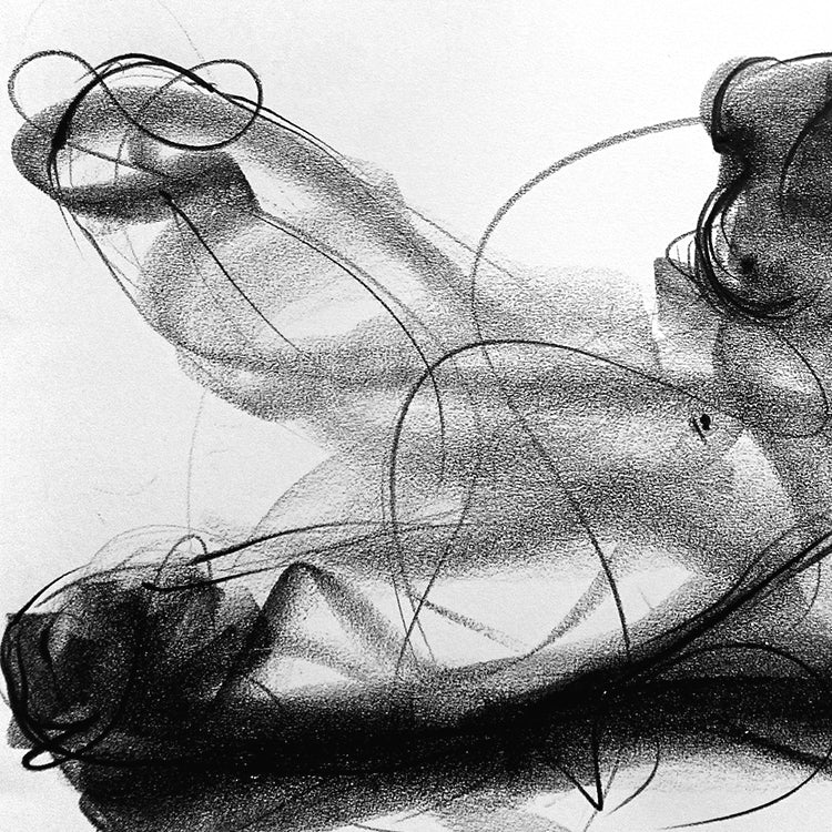 Nude Drawing-146 - SUJITH KUMAR GS MANDYA Art Studio Gallery (SKGSM Art Studio Gallery)