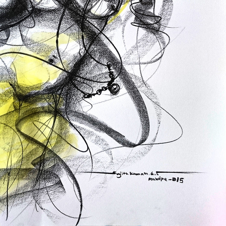 Nude Drawing-149 - SUJITH KUMAR GS MANDYA Art Studio Gallery (SKGSM Art Studio Gallery)