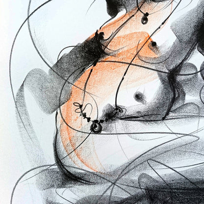 Nude Drawing-150 - SUJITH KUMAR GS MANDYA Art Studio Gallery (SKGSM Art Studio Gallery)