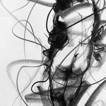 Nude Drawing-060 - SUJITH KUMAR GS MANDYA Art Studio Gallery (SKGSM Art Studio Gallery)