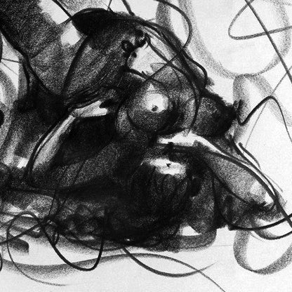 Nude Drawing-061 - SUJITH KUMAR GS MANDYA Art Studio Gallery (SKGSM Art Studio Gallery)