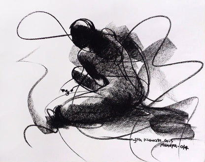 Nude Drawing-069 - SUJITH KUMAR GS MANDYA Art Studio Gallery (SKGSM Art Studio Gallery)