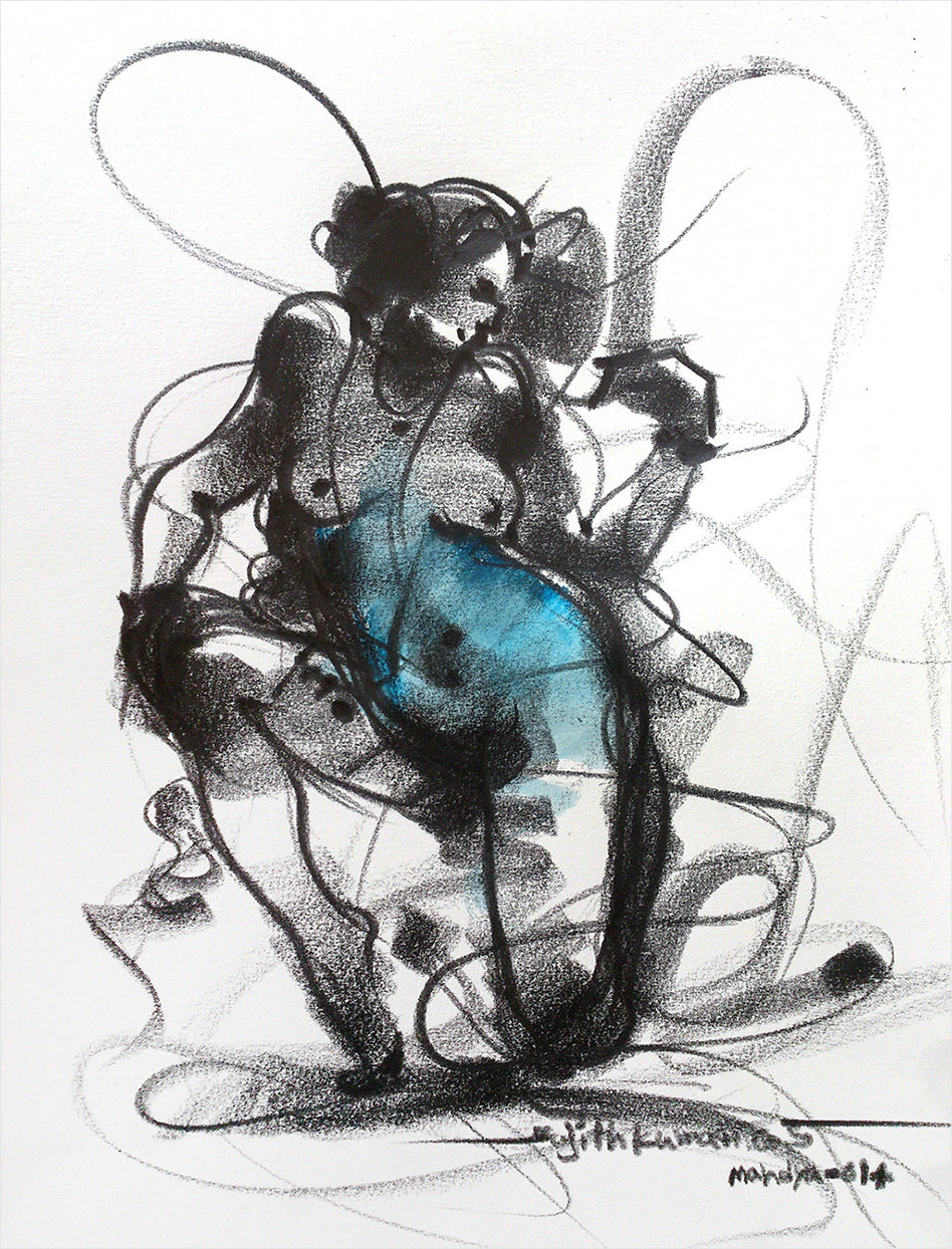 Nude Drawing-076 - SUJITH KUMAR GS MANDYA Art Studio Gallery (SKGSM Art Studio Gallery)