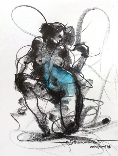 Nude Drawing-076 - SUJITH KUMAR GS MANDYA Art Studio Gallery (SKGSM Art Studio Gallery)