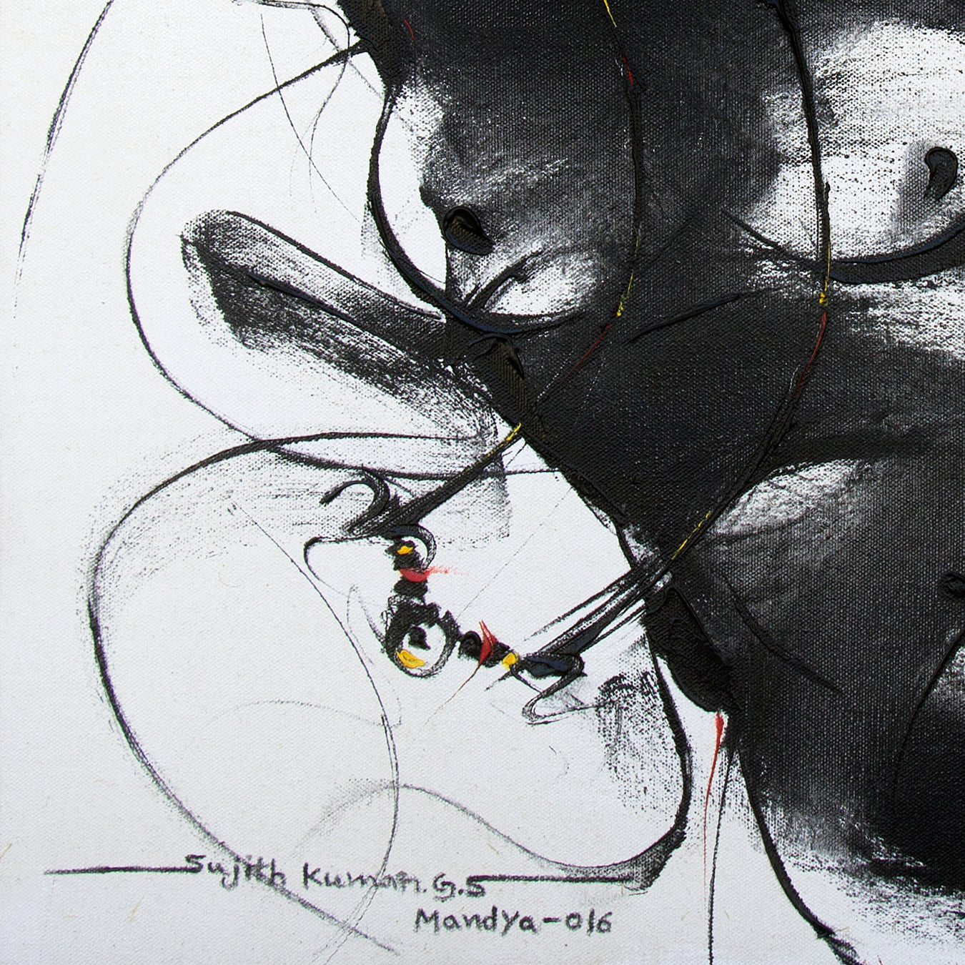Nude-100 - SUJITH KUMAR GS MANDYA Art Studio Gallery (SKGSM Art Studio Gallery)