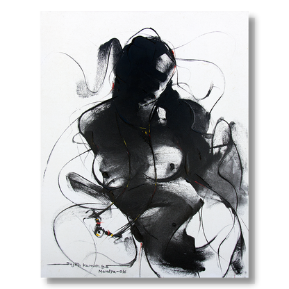 Nude-100 - SUJITH KUMAR GS MANDYA Art Studio Gallery (SKGSM Art Studio Gallery)