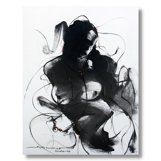 Nude-100 - SUJITH KUMAR GS MANDYA Art Studio Gallery (SKGSM Art Studio Gallery)