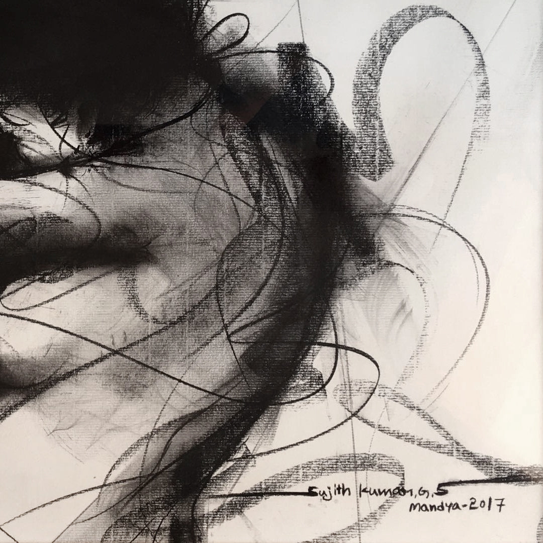Nude-328 - SUJITH KUMAR GS MANDYA Art Studio Gallery (SKGSM Art Studio Gallery)