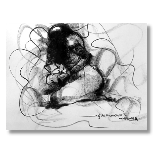 Nude Drawing-02 - SUJITH KUMAR GS MANDYA Art Studio Gallery (SKGSM Art Studio Gallery)