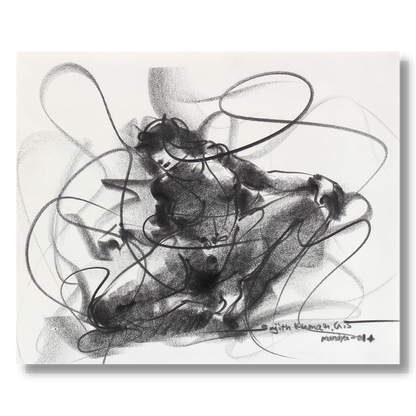 Nude Drawing-041 - SUJITH KUMAR GS MANDYA Art Studio Gallery (SKGSM Art Studio Gallery)