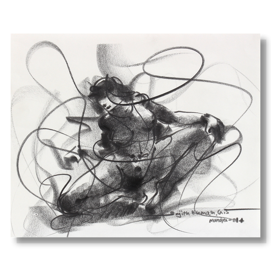 Nude Drawing-041 - SUJITH KUMAR GS MANDYA Art Studio Gallery (SKGSM Art Studio Gallery)