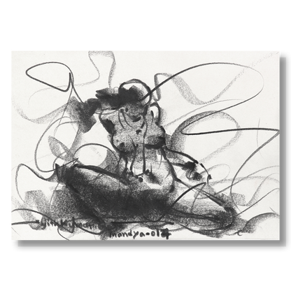 Nude Drawing-043 - SUJITH KUMAR GS MANDYA Art Studio Gallery (SKGSM Art Studio Gallery)