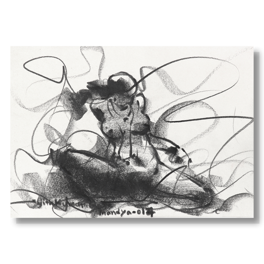 Nude Drawing-043 - SUJITH KUMAR GS MANDYA Art Studio Gallery (SKGSM Art Studio Gallery)