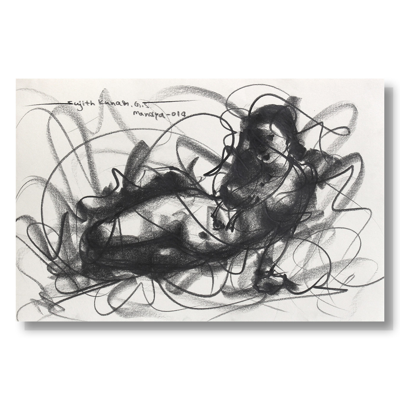 Nude Drawing-051 - SUJITH KUMAR GS MANDYA Art Studio Gallery (SKGSM Art Studio Gallery)