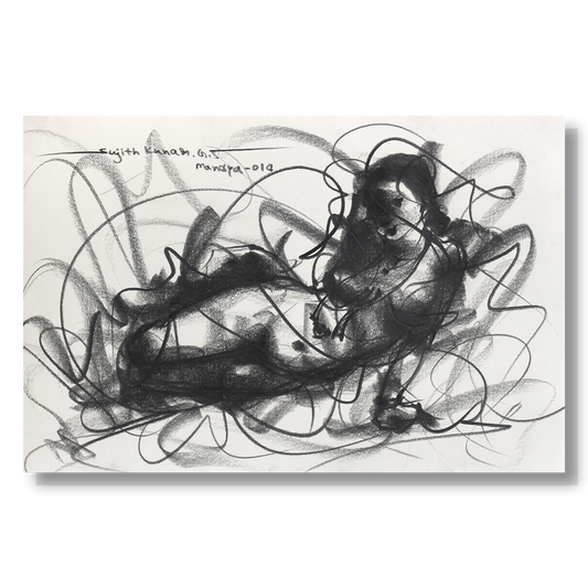 Nude Drawing-051 - SUJITH KUMAR GS MANDYA Art Studio Gallery (SKGSM Art Studio Gallery)