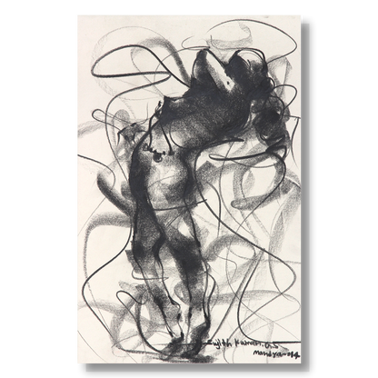 Nude Drawing-054 - SUJITH KUMAR GS MANDYA Art Studio Gallery (SKGSM Art Studio Gallery)