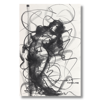 Nude Drawing-056 - SUJITH KUMAR GS MANDYA Art Studio Gallery (SKGSM Art Studio Gallery)