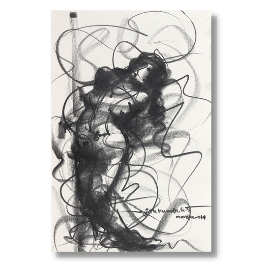 Nude Drawing-056 - SUJITH KUMAR GS MANDYA Art Studio Gallery (SKGSM Art Studio Gallery)
