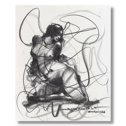 Nude Drawing-062 - SUJITH KUMAR GS MANDYA Art Studio Gallery (SKGSM Art Studio Gallery)