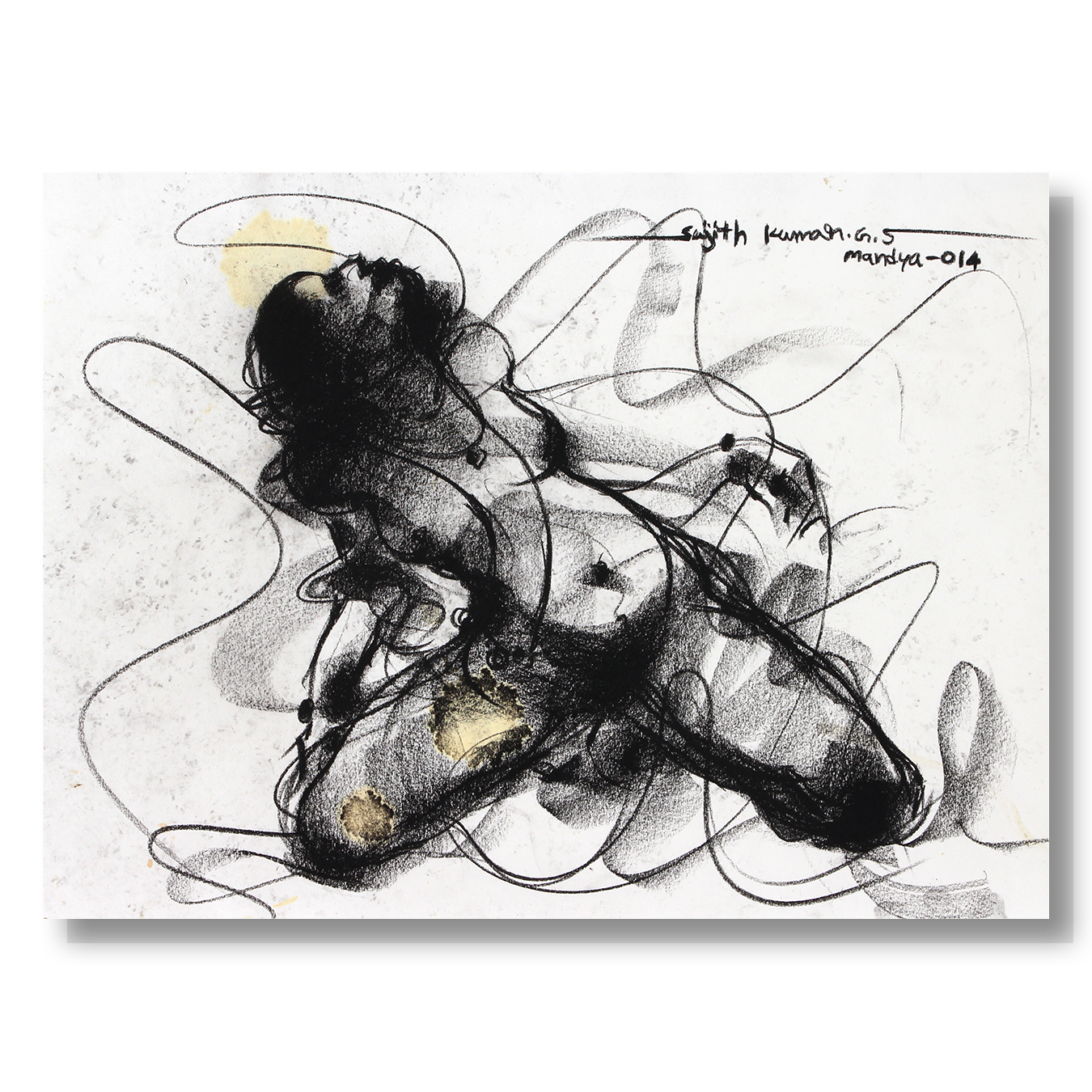 Nude Drawing-067 - SUJITH KUMAR GS MANDYA Art Studio Gallery (SKGSM Art Studio Gallery)