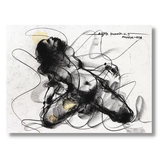 Nude Drawing-067 - SUJITH KUMAR GS MANDYA Art Studio Gallery (SKGSM Art Studio Gallery)